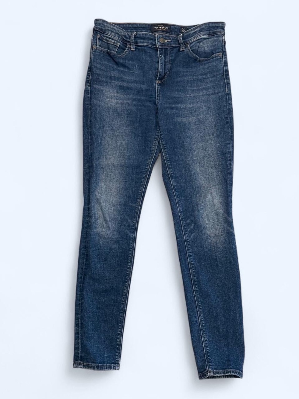 Lucky Brand Women' Blue Skinny Ankle Jeans Size 8